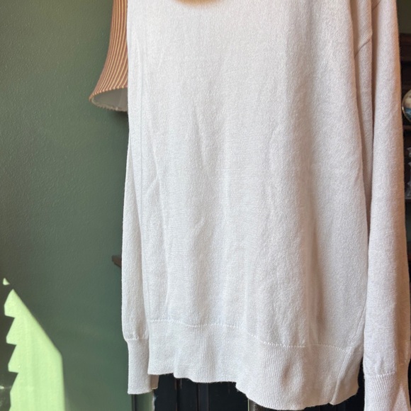 Peter Pillar Women's Cream cashmere blend Hoodie Sweater - Picture 10 of 16